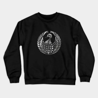 Owari Mori Clan Kamon Silver Chrome Crewneck Sweatshirt